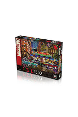 Kız Çocuk Oyuncak KS Puzzle 1500 Parça Rickeys Diner Erkek Çocuk Oyuncak Eğitici Oyuncaklar