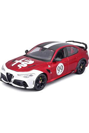 Kız Çocuk Oyuncak 1:18 Alfa Romeo Giulia GTAm Model Araba Erkek Çocuk Oyuncak Eğitici Oyuncaklar