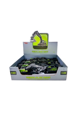 Kız Çocuk Oyuncak SZT-8887 Sürtmrli Metal İnşaat Aracı Ekskavatör 1 55 Erkek Çocuk Oyuncak Eğitici O