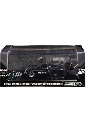 Kız Çocuk Oyuncak Inno 1/64 Nissan R89C Le Mans Shakedown Test At Paul Ricard 19