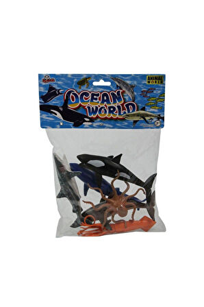 Kız Çocuk Oyuncak SH-Vardem 6 Parça 5 inch Çiftlik, Dinozor,Vahşi Orman ve Deniz