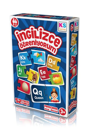 Kız Çocuk Oyuncak KS Games Erkek Çocuk Oyuncak Eğitici Oyunlar İngilizce Eşleştirme Oyunu Erkek Çocu