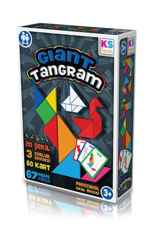 Kız Çocuk Oyuncak KS Games Erkek Çocuk Oyuncak Eğitici Oyunlar Gıant Tangram Erkek Çocuk Oyuncak Eği