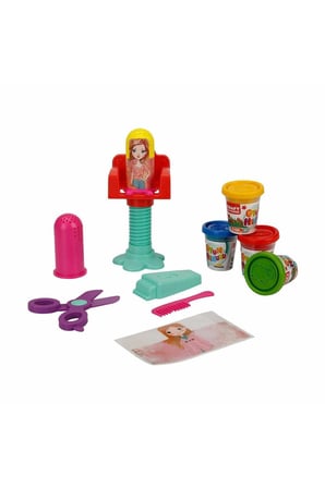 Kız Çocuk Oyuncak OYUN HAMUR SET ORT SİHİRLİ SALON 4X50GR Erkek Çocuk Oyuncak Eğitici Oyuncaklar