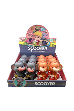 Kız Çocuk Oyuncak SY014A-Vardem Bas Git Motorcu Fil Erkek Çocuk Oyuncak Eğitici Oyuncaklar