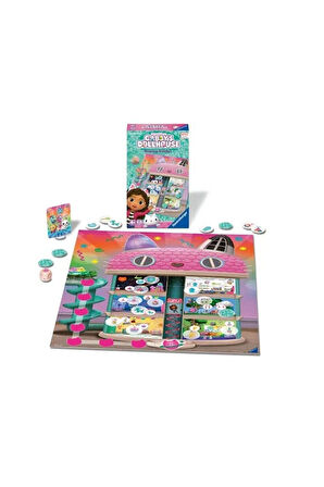 Kız Çocuk Oyuncak 248100 Ravensburger - Gabbys Dollhouse - Seyahat Boy Kutu Oyun