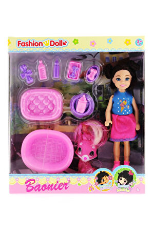 Kız Çocuk Oyuncak Baonier Kız Bebek Evcil Hayvan Seti Erkek Çocuk Oyuncak Eğitici Oyuncaklar