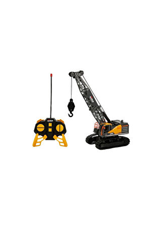 Kız Çocuk Oyuncak 5086 SUN-İş Makinesi Paletli Vinç 1:24 Buldozer Erkek Çocuk Oyuncak Eğitici Oyunca