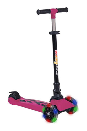 Kız Çocuk Oyuncak LSC5-I LEDDY 2+ SCOOTER IŞIKLI PEMBE 50KG Erkek Çocuk Oyuncak Eğitici Oyuncaklar