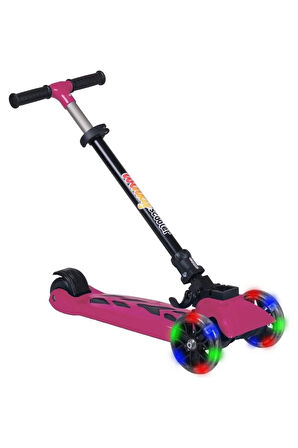 Kız Çocuk Oyuncak LSC5-I LEDDY 2+ SCOOTER IŞIKLI PEMBE 50KG Erkek Çocuk Oyuncak Eğitici Oyuncaklar