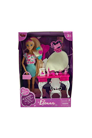 Kız Çocuk Oyuncak WG66906 -Vardem Kutulu Güzellik Masalı Bebek Set 11,5 inç Eğitici
