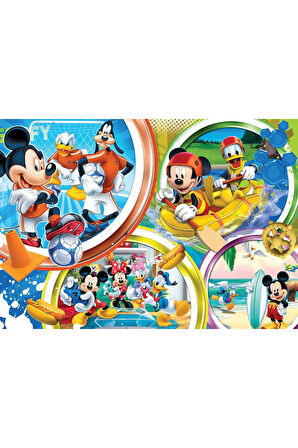 Kız Çocuk Oyuncak KS Puzzle 200 Parça Mickey Mouse Erkek Çocuk Oyuncak Eğitici Oyuncaklar