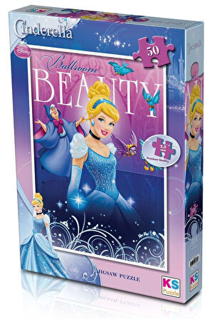 Kız Çocuk Oyuncak KS Puzzle 50 Parça Cinderella Erkek Çocuk Oyuncak Eğitici Oyuncaklar
