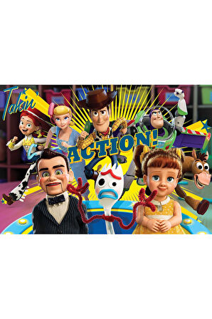 Kız Çocuk Oyuncak  Puzzle 100 Parça Toy Story Erkek Çocuk Oyuncak Eğitici Oyuncaklar