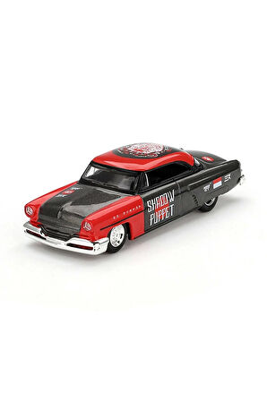 Kız Çocuk Oyuncak Mini GT 1/64 Lincoln Capri Hot Rod 1954 ''Shadow Puppet'' MINI