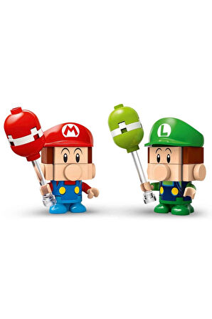 Kız Çocuk Oyuncak Super Mario: Mario Kart – Baby Mario ile Baby Luigi Erkek Çocuk Oyuncak Eğitici Oy