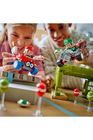 Kız Çocuk Oyuncak Super Mario: Mario Kart – Baby Mario ile Baby Luigi Erkek Çocuk Oyuncak Eğitici Oy
