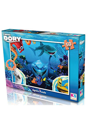 Kız Çocuk Oyuncak KS Puzzle 50 Parça Dory Erkek Çocuk Oyuncak Eğitici Oyuncaklar