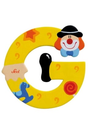 Kız Çocuk Oyuncak Palyanço Ahşap Harf G Erkek Çocuk Oyuncak Eğitici Oyuncaklar