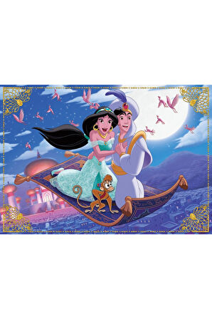 Kız Çocuk Oyuncak KS Puzzle 50 Parça Aladdin Erkek Çocuk Oyuncak Eğitici Oyuncaklar