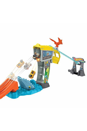 Kız Çocuk Oyuncak Racerverse Jurassic Pist Seti HTP12 Erkek Çocuk Oyuncak Eğitici Oyuncaklar