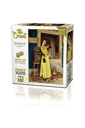 Kız Çocuk Oyuncak KS Games Wonderful Fountain of Life 1000 Parça Puzzle 20667 Eğ
