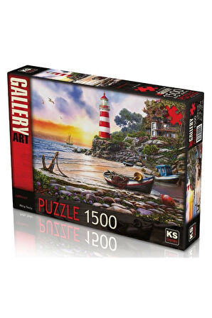 Kız Çocuk Oyuncak Ks Games Lighthouse Puzzle 1500 Parça 22040 Erkek Çocuk Oyuncak Eğitici Oyuncaklar