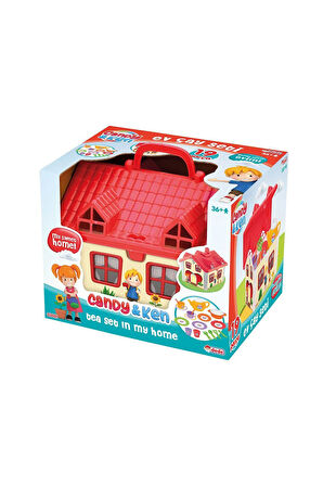 Kız Çocuk Oyuncak 03021 Candy & Ken Ev Çay Set ,Dede Erkek Çocuk Oyuncak Eğitici Oyuncaklar