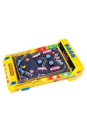 Kız Çocuk Oyuncak Sesli ve Işıklı Pac-Man Arcade Masaüstü Pinball Erkek Çocuk Oyuncak Eğitici Oyunca
