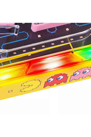 Kız Çocuk Oyuncak Sesli ve Işıklı Pac-Man Arcade Masaüstü Pinball Erkek Çocuk Oyuncak Eğitici Oyunca