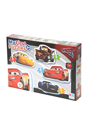 Kız Çocuk Oyuncak CR10304 Cars İlk Puzzlem 4ü1 arada Erkek Çocuk Oyuncak Eğitici Oyuncaklar