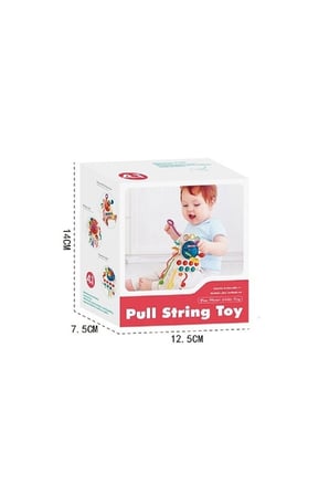 Kız Çocuk Oyuncak BIB68859-Vardem Duyusal Montessori Oyuncaklar Toplu-Çekme İpli