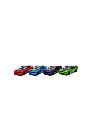 Kız Çocuk Oyuncak KT5461DF ÇEKBIRAK 2023 DODGE CHALLENGER Erkek Çocuk Oyuncak Eğitici Oyuncaklar