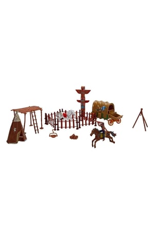 Kız Çocuk Oyuncak 4961 SUN-RST-WES-KOVBOY OYUN SET POŞETLİ KRTL 3A Erkek Çocuk Oyuncak Eğitici Oyunc