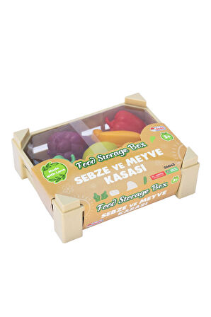 Kız Çocuk Oyuncak 04043 SEBZE MEYVE KASASI Erkek Çocuk Oyuncak Eğitici Oyuncaklar