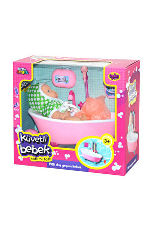 Kız Çocuk Oyuncak 02605 Oydaş, Pilli Küvette Duş Yapan Bebek - 1adet Stokta Olan