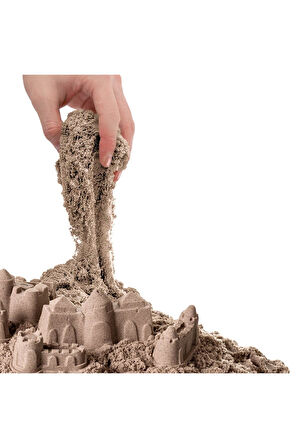 Kız Çocuk Oyuncak 03685 Dede, Aksesuarlı Naturel Kinetik Oyun Kumu 500 gr Eğiticiic