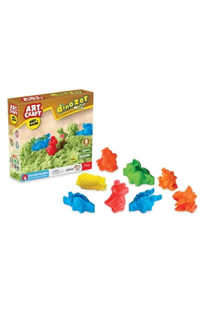 Kız Çocuk Oyuncak 03613 Dede, Artsand Dinozor Kum Seti 500 gr / +3 yaş Erkek Çocuk Oyuncak Eğitici O