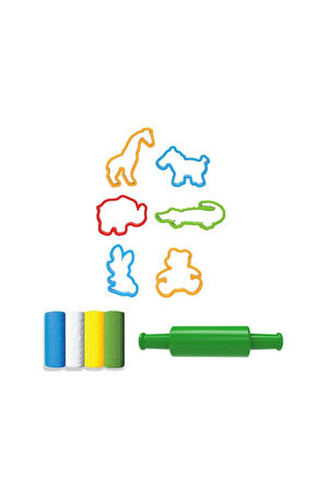 Kız Çocuk Oyuncak 03697 Art Craft Eğlenceli Hayvanlar Hamur Set 200 gr Erkek Çocuk Oyuncak Eğitici O