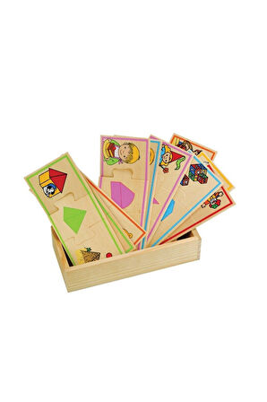 Kız Çocuk Oyuncak 4412-CS Chiva, Nesneler Ahşap Erkek Çocuk Oyuncak Eğitici Oyuncaklar