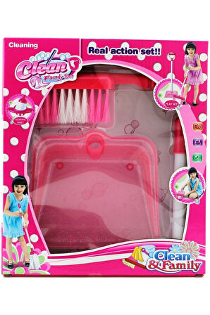 Kız Çocuk Oyuncak Kırmızı Temizlik Seti Cf7711B Erkek Çocuk Oyuncak Eğitici Oyuncaklar