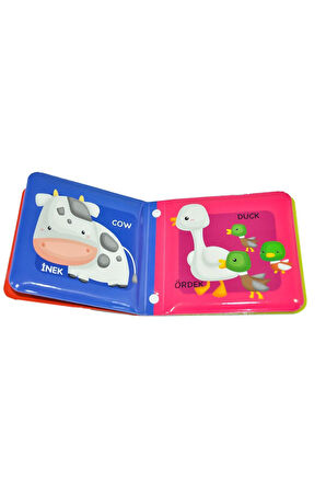 Kız Çocuk Oyuncak MOL-025 PVC Banyo Oyuncağı Kitaplar -1adet stokta olan gönderi