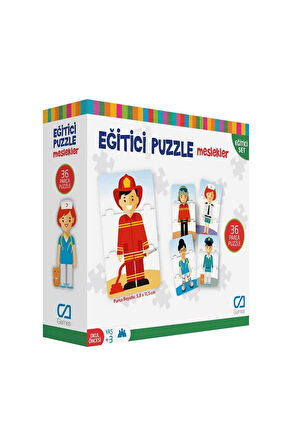 Kız Çocuk Oyuncak CA.5030 CA Games, Erkek Çocuk Oyuncak Eğitici Puzzle Meslekler Erkek Çocuk Oyuncak
