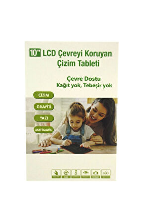 Kız Çocuk Oyuncak 10 Inch LCD Pembe Yazı Tahtası Erkek Çocuk Oyuncak Eğitici Oyuncaklar