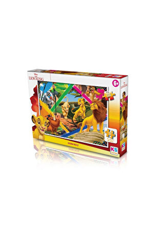 Kız Çocuk Oyuncak LK 113 Aslan Kral Puzzle 200 Parça - Ks Puzzle Erkek Çocuk Oyuncak Eğitici Oyuncak