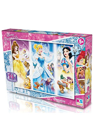 Kız Çocuk Oyuncak KS Puzzle 50 Parça Prensesler Erkek Çocuk Oyuncak Eğitici Oyuncaklar