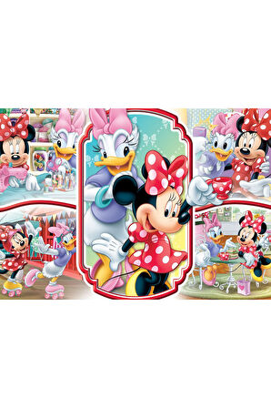 Kız Çocuk Oyuncak KS Puzzle 100 Parça Minnie Mouse Erkek Çocuk Oyuncak Eğitici Oyuncaklar