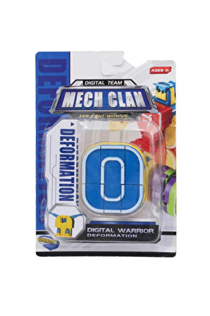 Kız Çocuk Oyuncak Robota Dönüşen Rakam- Sıfır Erkek Çocuk Oyuncak Eğitici Oyuncaklar