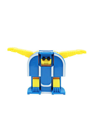 Kız Çocuk Oyuncak Robota Dönüşen Rakam- Sıfır Erkek Çocuk Oyuncak Eğitici Oyuncaklar