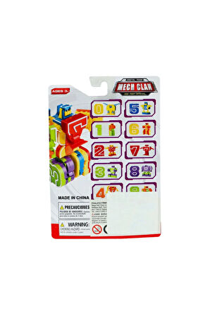 Kız Çocuk Oyuncak Robota Dönüşen Rakam- İki Erkek Çocuk Oyuncak Eğitici Oyuncaklar